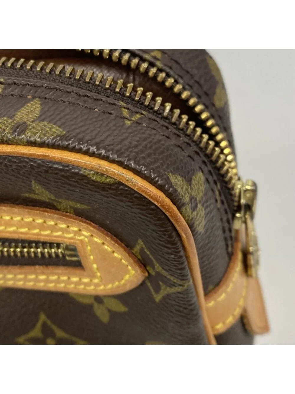 Louis Vuitton Clutch Monogram Marly Dragonne GM Brown